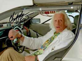 ZURÜCK IN DIE ZUKUNFT Christopher LLOYD / TOP AUTOGRAMM