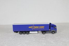 Herpa Mercedes Sattelzug Nord Süd Spedition