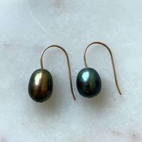 Sophie Buhai 18k gold vermeil and natural pearl earrings