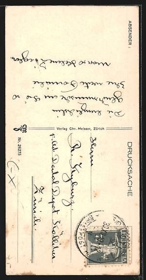 Cartoline postali: Mini-AK Solothurn, St. Ursen-Bastion und – Usato da Berlin venduto da bartko-reher 1