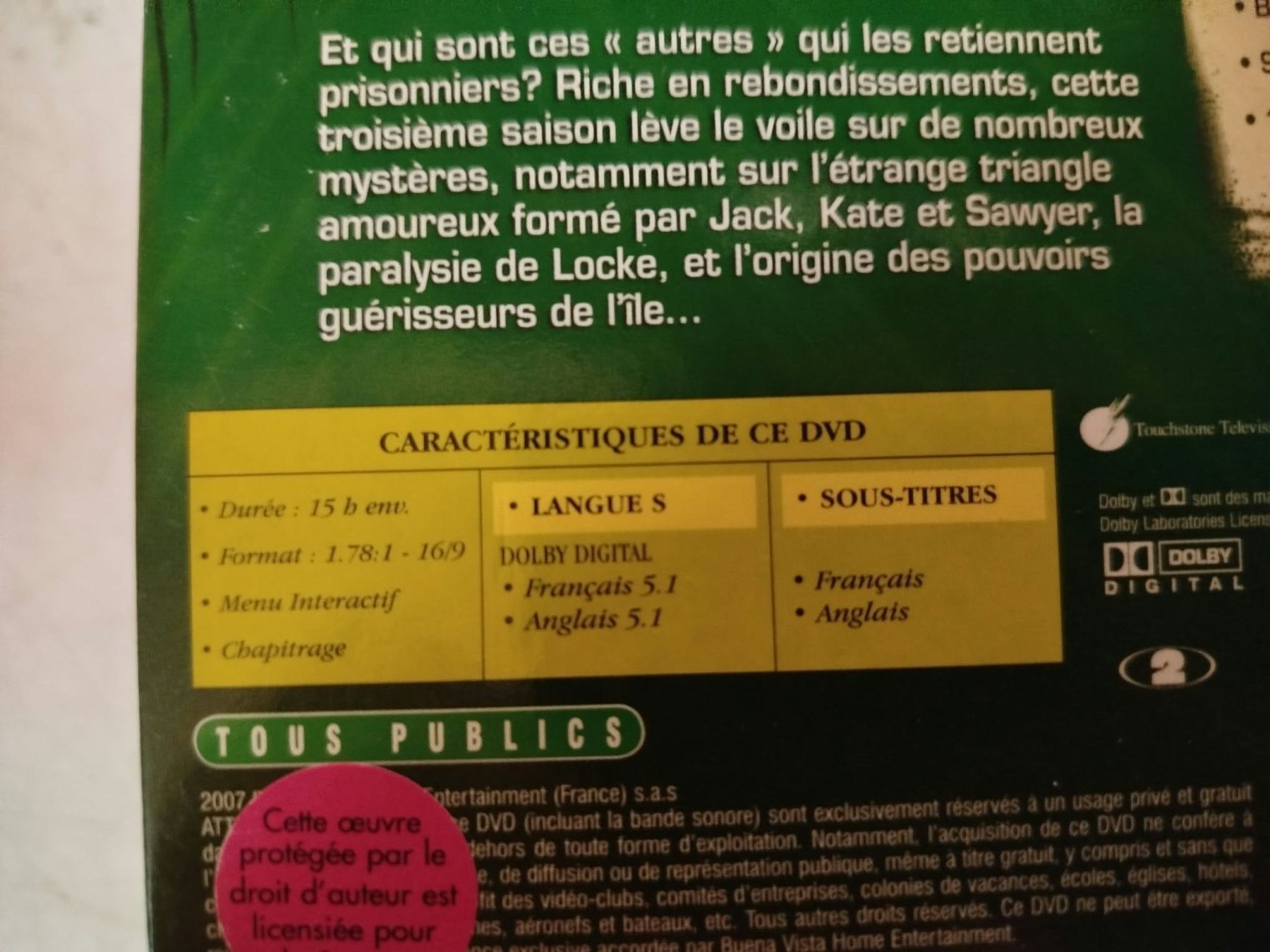 Alle DVDs: Dvd LOST Saison 1 à 5 – Gebraucht aus La Chaux-de-Fonds von Emmaus2300CDF 4