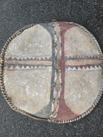 Afrikanischer Schild, Leder/Holz, Rarität, Handarbeit!