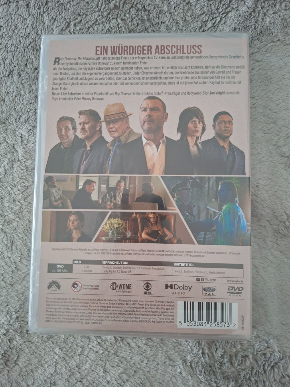 Tous les DVDs: RAY DONOVAN - THE MOVIE – D'occasion à Aesch BL par Burschi59 1