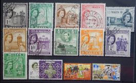 Malta British Lot mit schönen Werten I