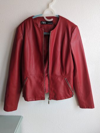 Jacke Kunstleder Lederimitat von ZARA, fast neu, Gr. M