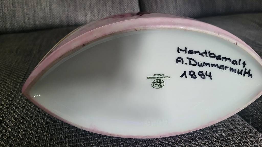 Hutschenreuther Vasi & Recipienti: Handbemalte Vase Hutschenreuther – Usato da Sevelen venduto da Cleo82 2
