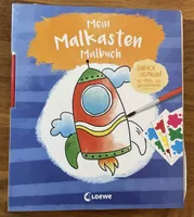 Malbuch: Mein Malkasten mit Pinsel neuwertig