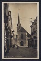 Zürich, Strassenpartie zur Fraumünster