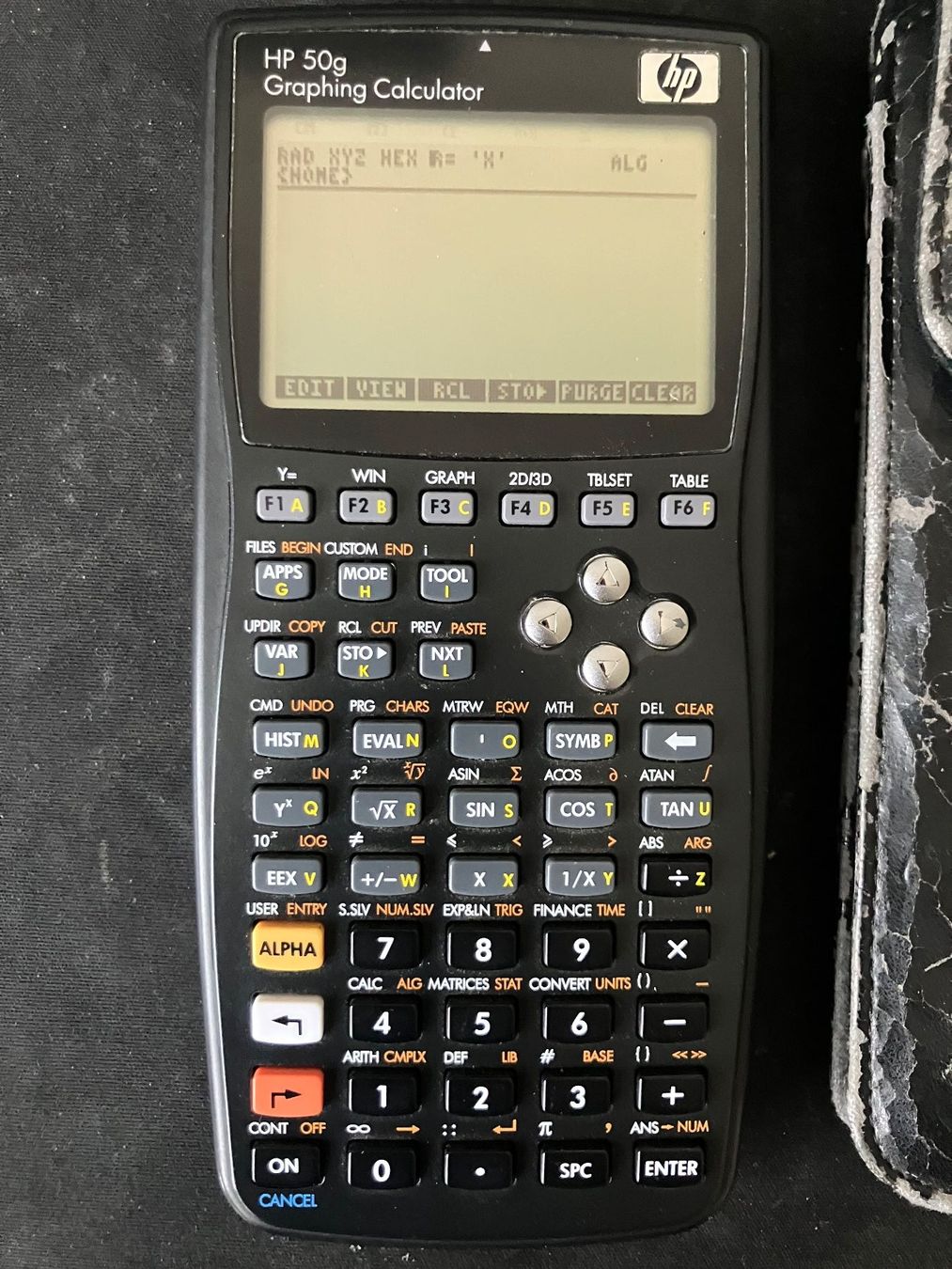 Hewlett Packard Calcolatrici tascabili: HP 50g Graphing Calculator mit Etui gebraucht – Usato da Zürich venduto da iri_6788