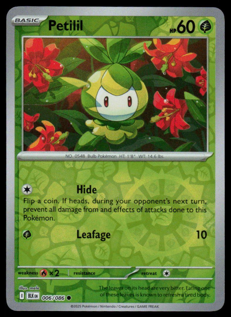 Pokémon Sammelbilder & Trading cards: Pokemon Petilil 006/086 – Gebraucht aus Herisau von Pokemon2025