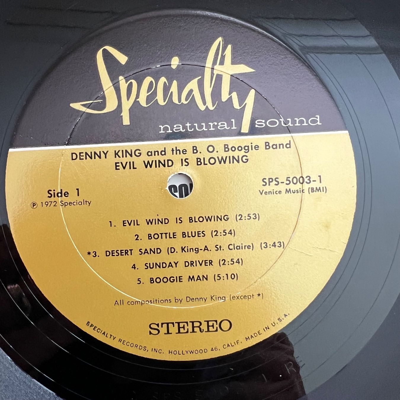 Schallplatten: Denny King - Evil Wind Is Blowing / 1. US-Press. 1972 – Gebraucht aus Gais von soundcave57 2