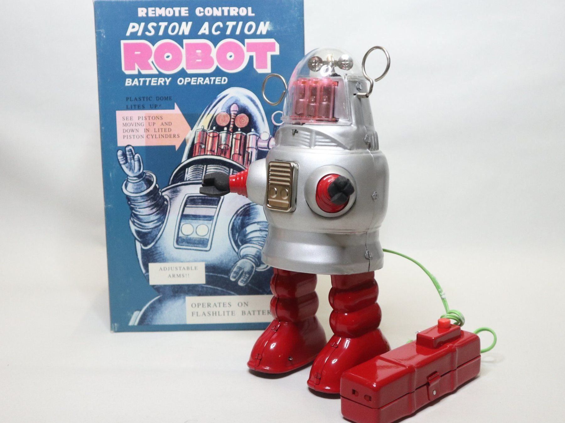 Giocattoli: Blech Roboter Piston Action Robot mit Fernbedienung – Usato da Eschenbach SG venduto da Astalavista