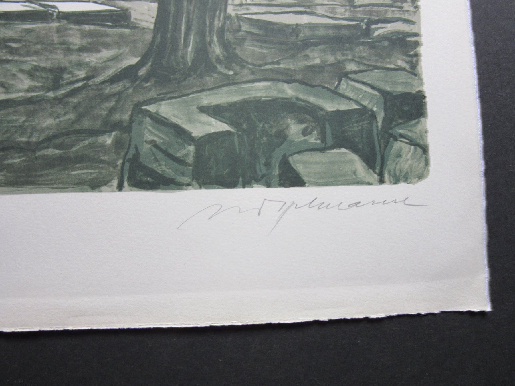 Grafica & Litografie: DIGGELMANN ALEX WALTER  LITHOGRAPHIE – Usato da Gersau venduto da grafik-kunst 3