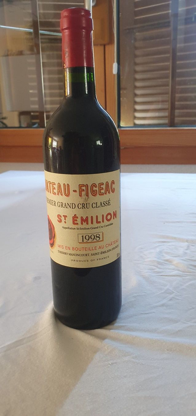 Vino: 1 Flasche Château Figeac Saint-Emilion GCC B 1998 – Nuovo (secondo la descrizione) da Meinisberg venduto da Kenmare 1