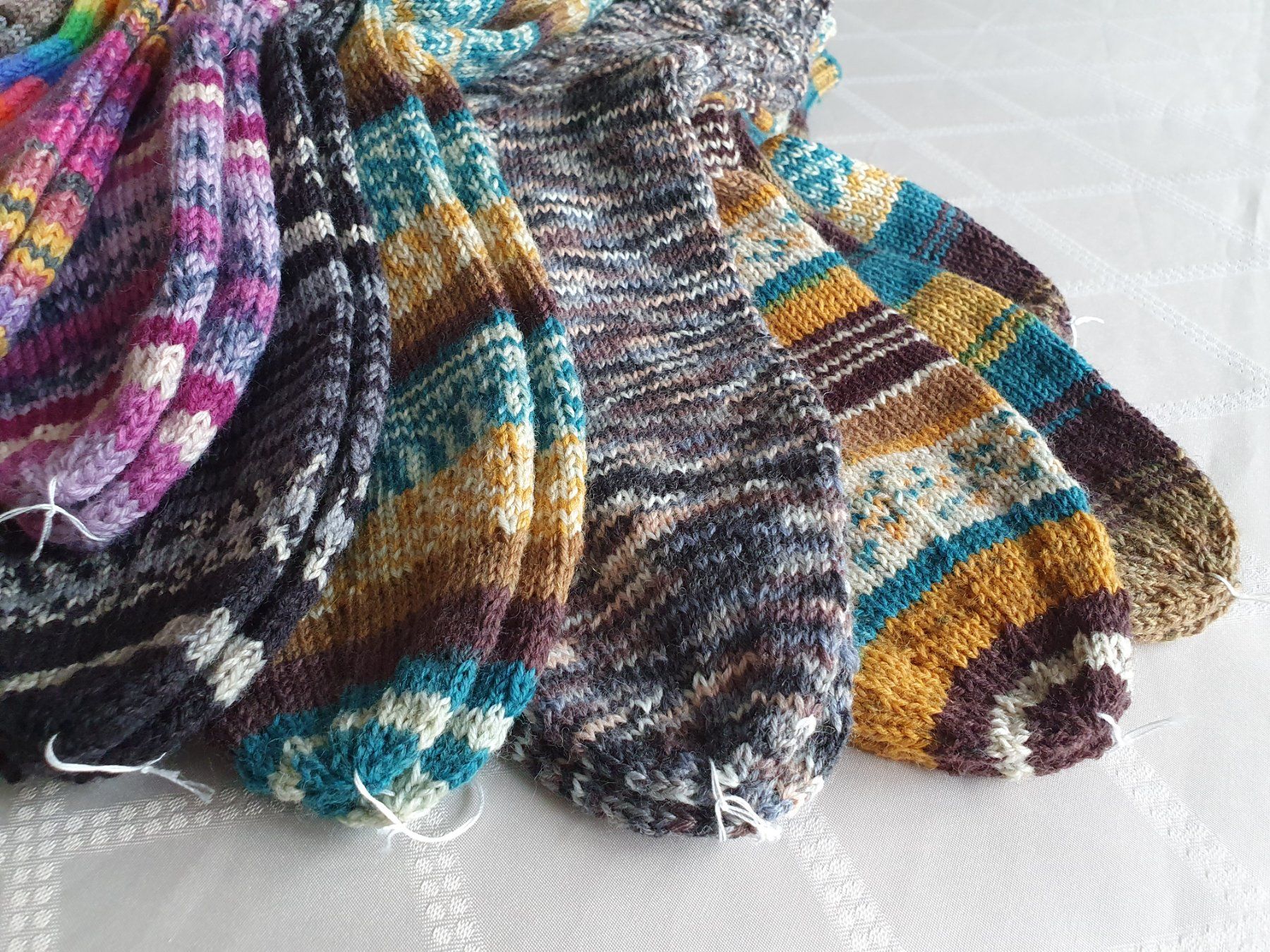 Calze: Socken gestrickt, Grösse 37 – Nuovo (secondo la descrizione) da Jonen venduto da h-blxgirl79 3