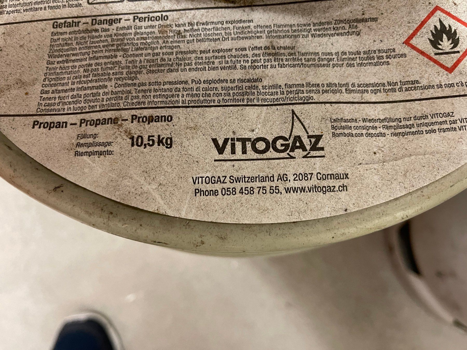 Appareils à gaz et accessoires: Gasflaschen – D'occasion à Wolfwil par kakadu78 3