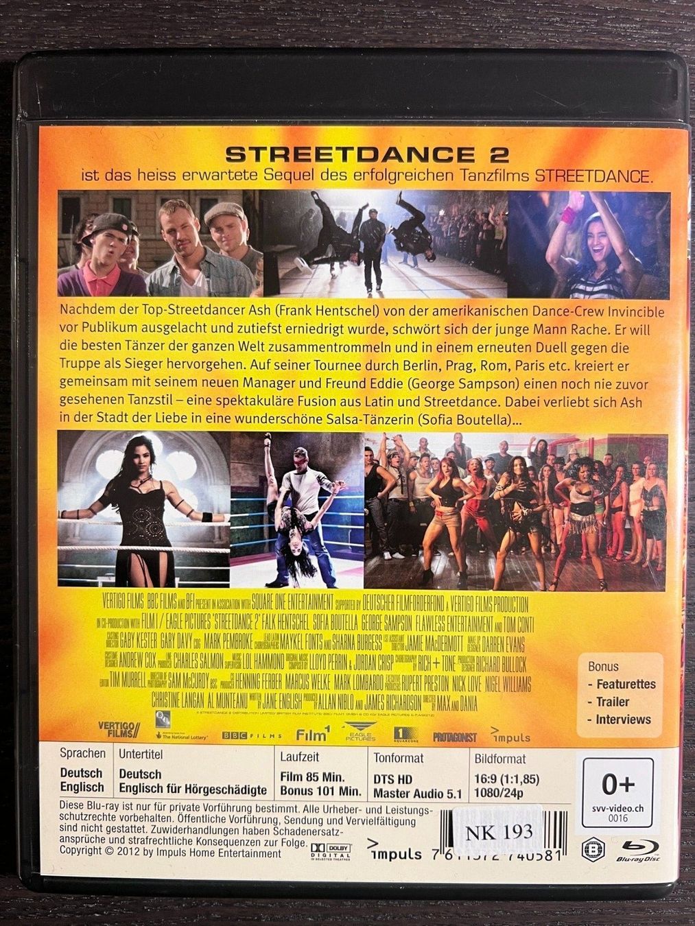 Tutti i DVDs: StreetDance 2 – Usato da Zürich venduto da Blu-ray_ZH 1