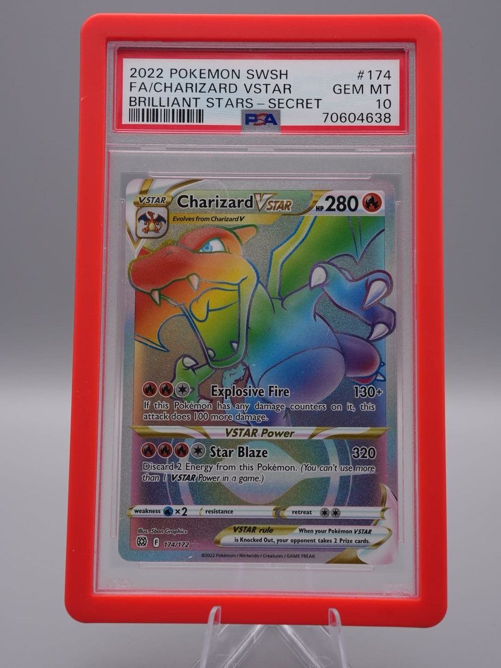 Charizard V Star Brilliant PSA 10 (EN) (Neu (gemäss Beschreibung)) in ...