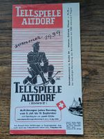 Alter Prospekt / Tellspiele Altdorf Sommer 1939
