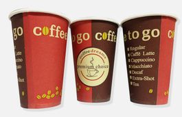 1000x Kaffeebecher 200ml "Coffee to go" Hartpapierbecher