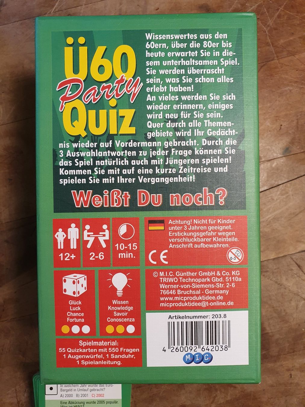 Giochi: Ü 60 Quizz – Usato da Zürich venduto da loosebone 4
