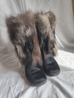OSCAR Winterstiefel Gr. 36 – Echtes Fell & Pelz – Gefüttert