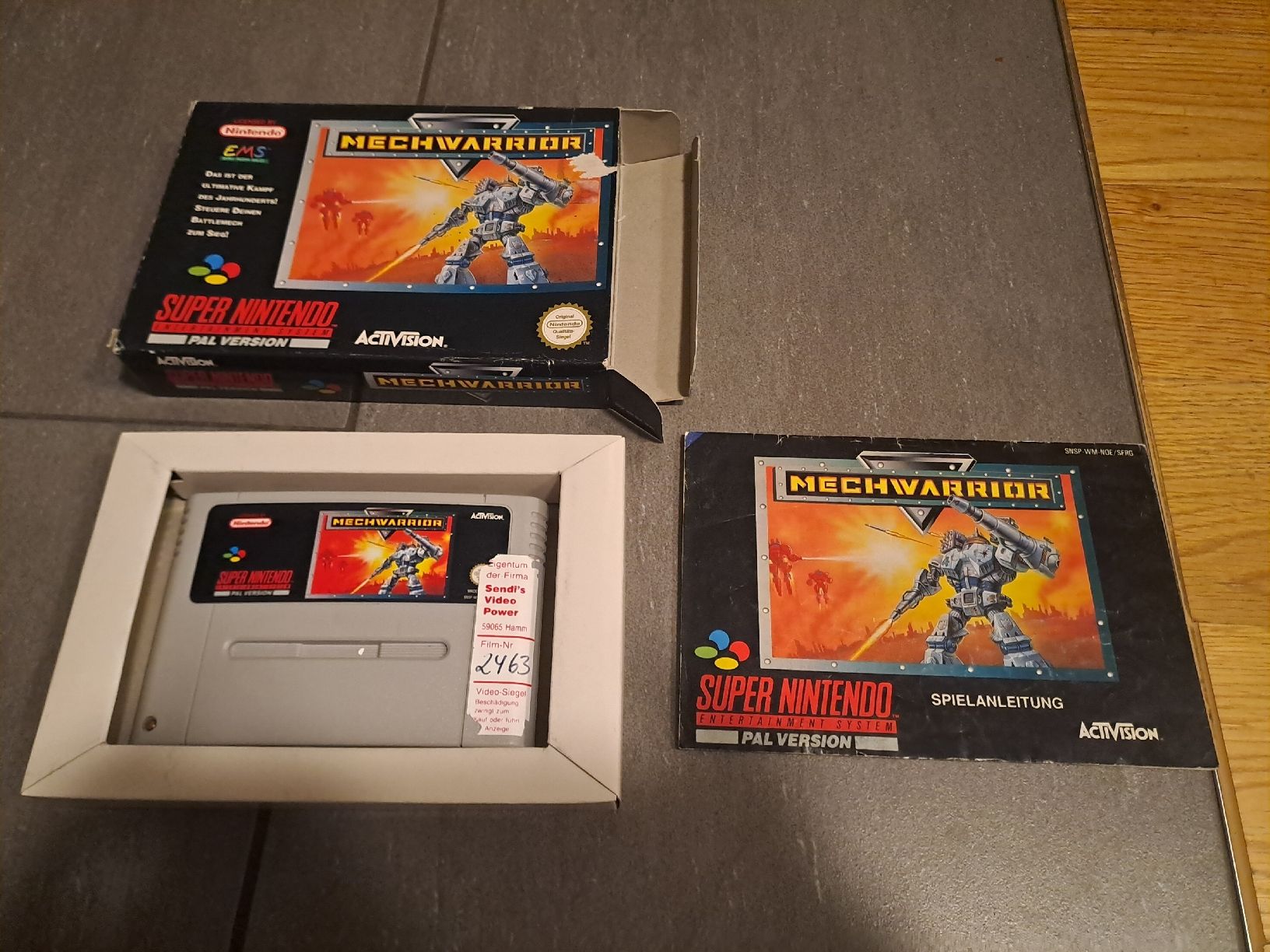 Nintendo Spiele: Mechwarrior Super Nintendo SNES Spiel OVP  – Gebraucht aus Aarau von Kaesekuchen2000