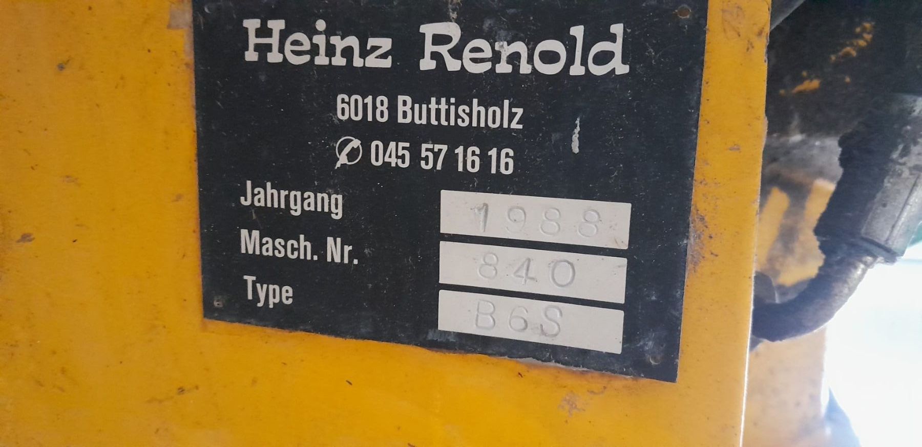 Gru: Mistkran/Heckbagger Icar Bazzoli B6S – Usato da Fischingen venduto da nat_9qn7 6