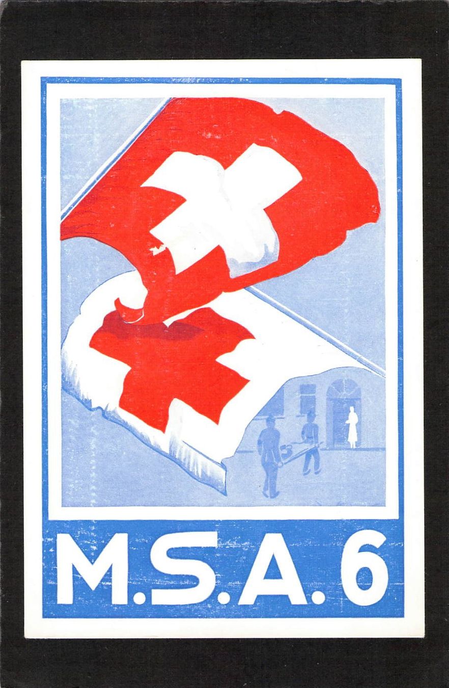 Cartoline postali: Einheitskarte Nr. 6 , M.S.A. 6 – Usato da Reichenburg venduto da ibiza18