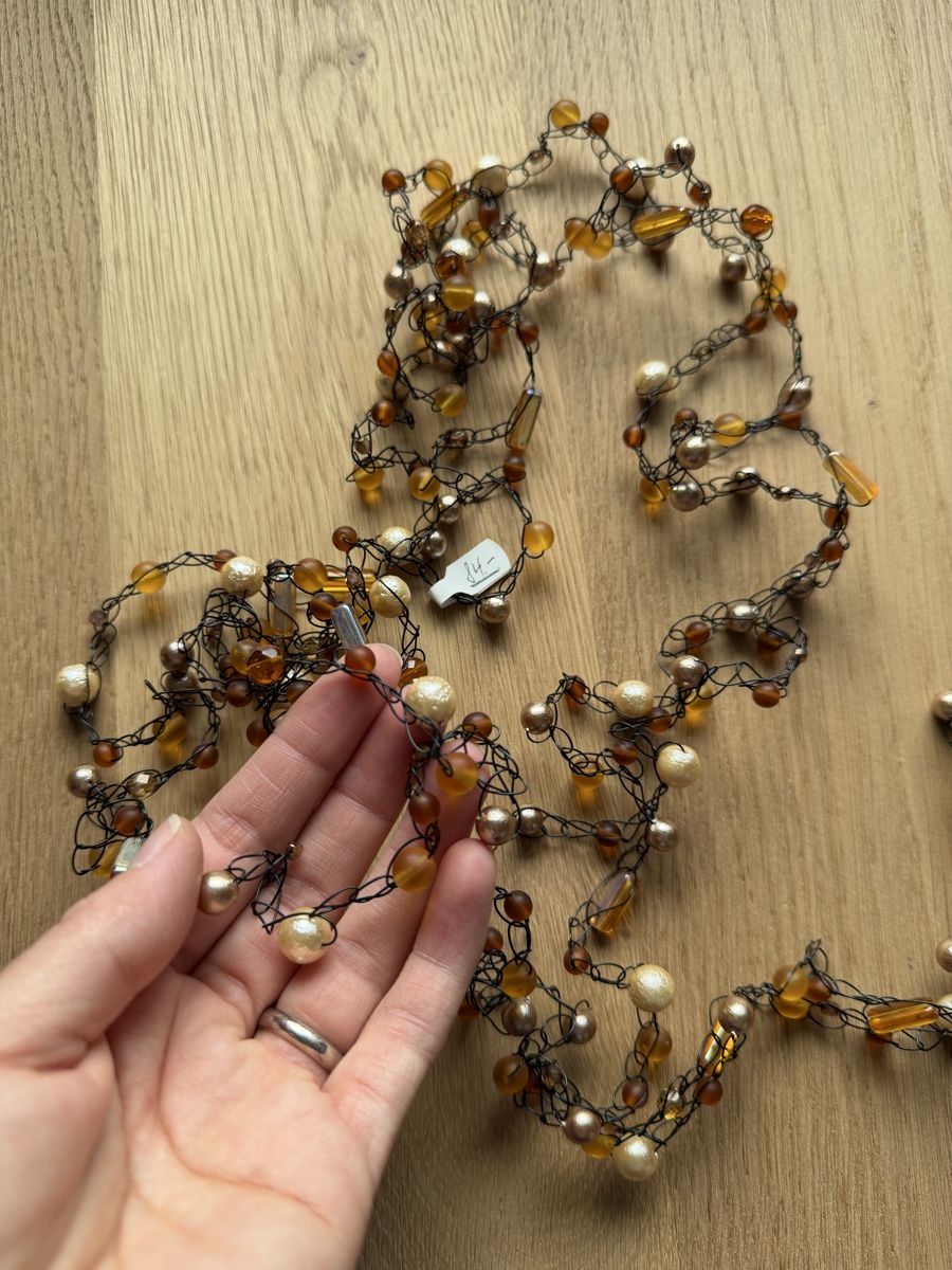 Ketten: Vintage Kette in Herbstfarben, neu – Neu (gemäss Beschreibung) aus Obfelden von RichardS. 2
