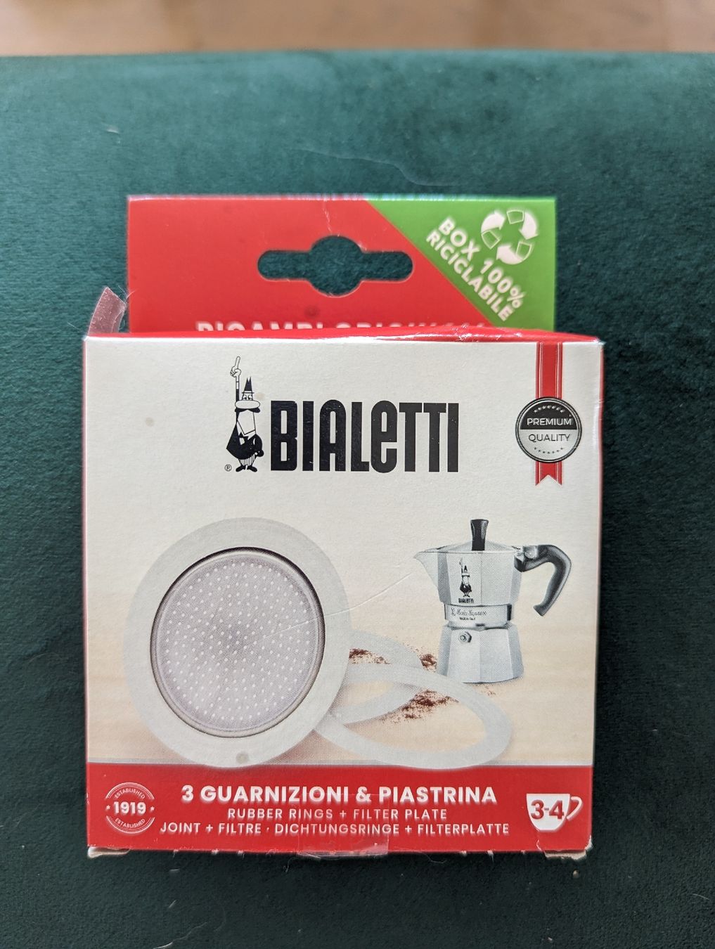 Bialetti Installations sanitaires: 2 Bialetti Dichtungsringe + 1 Filterplatte - neu – Neuf avec emballage d'origine à Langendorf par KleeneFlaume