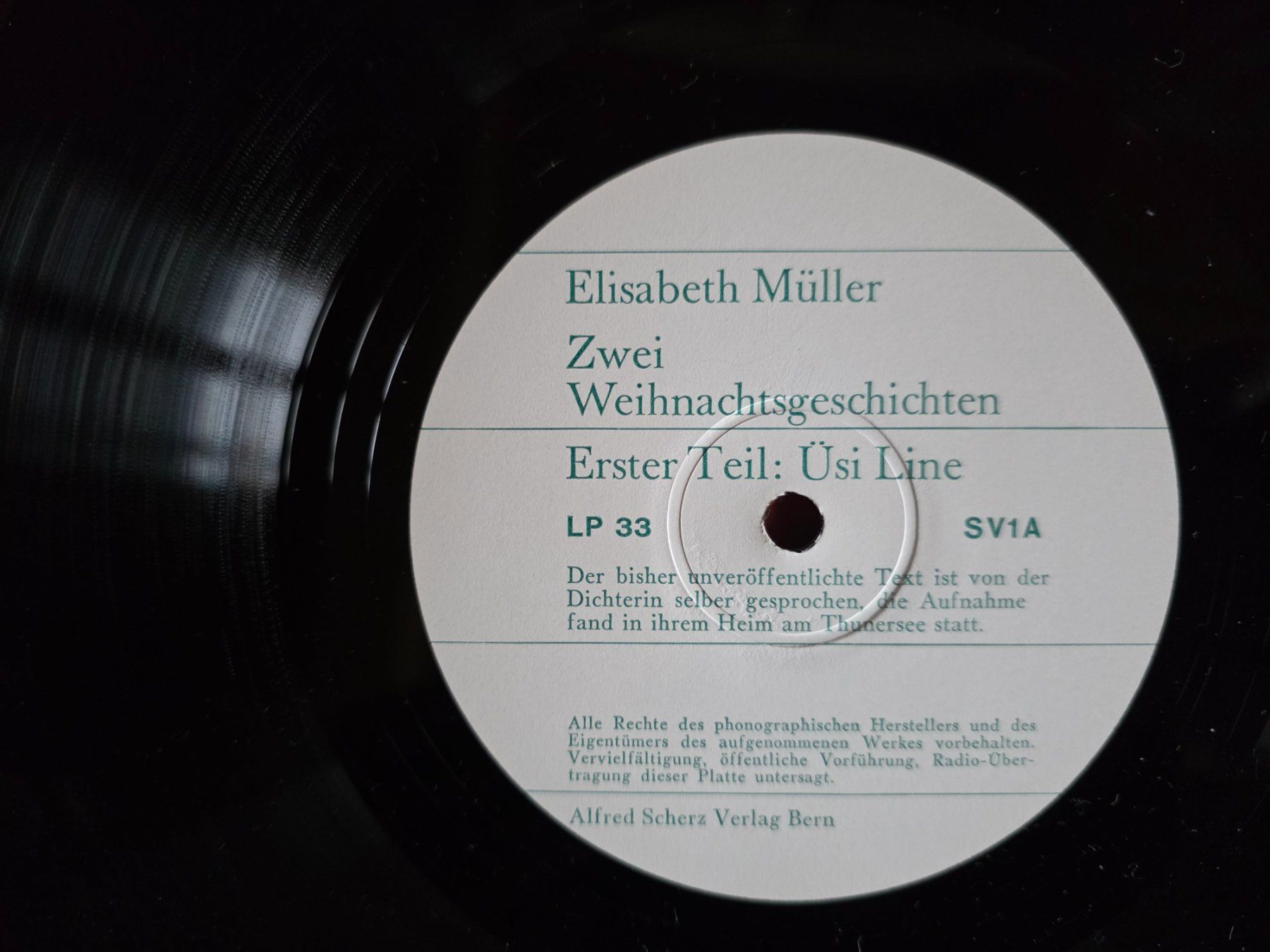 Dischi in vinile: LP : Elisabeth Müller - Zwei Weihnachtsgeschichten Bern – Usato da Walterswil BE venduto da Lonitti 4