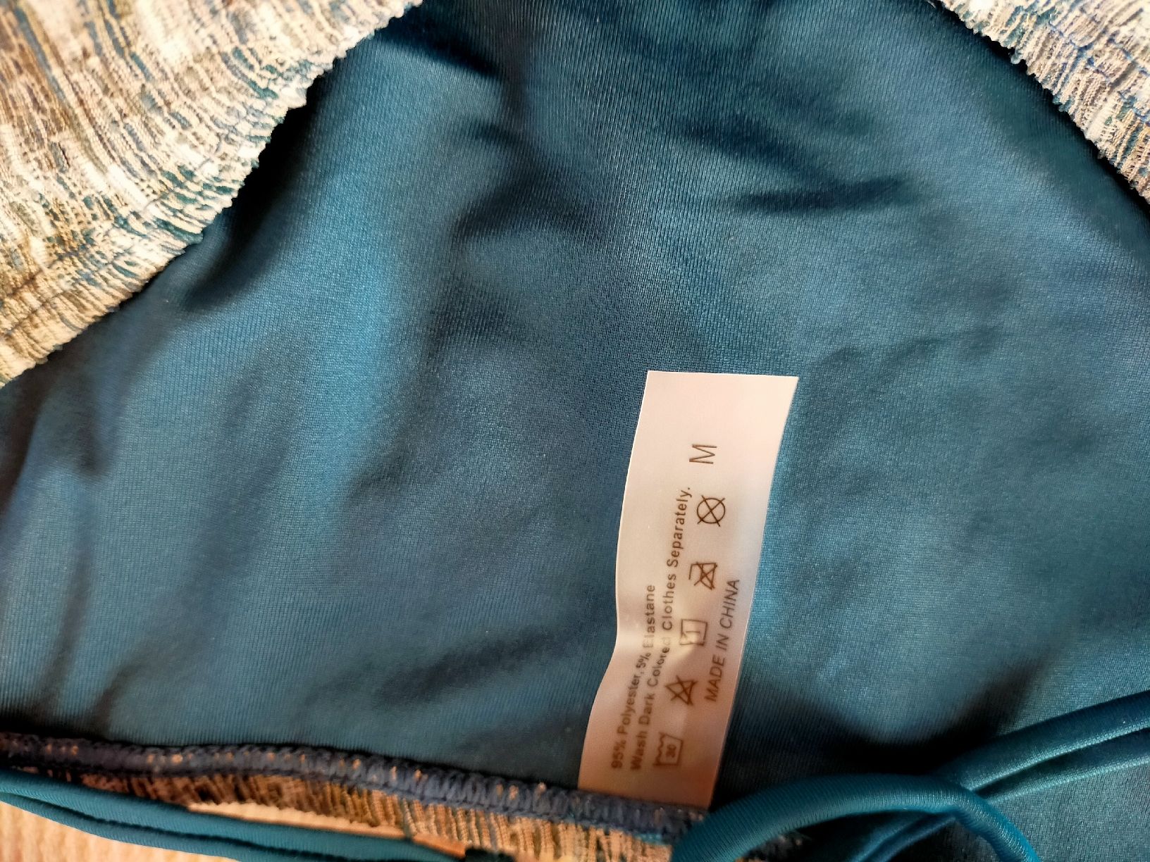 Costumi da bagno & Bikini: Bikini Set Gr. M,  Türkis-Grau-Weiss, NEU! – Nuovo e nell'imballaggio originale da Oberhofen TG venduto da tryxta 4