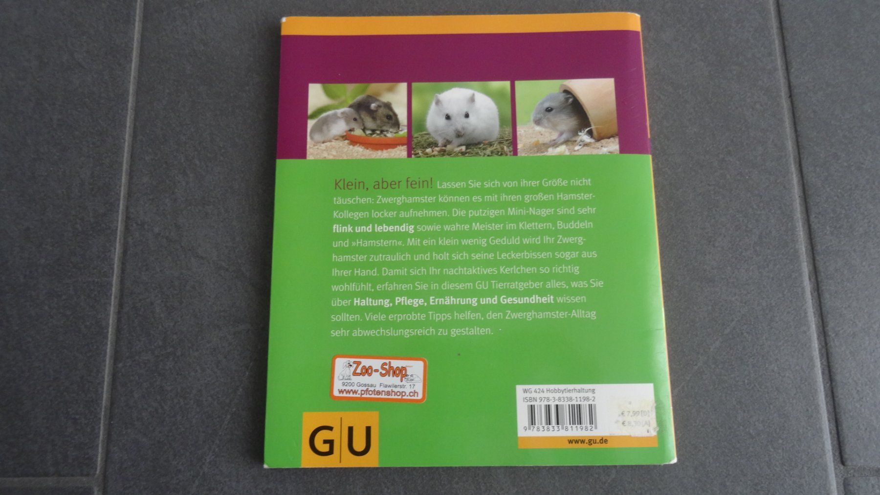 Libri: GU Tierratgeber "Zwerghamster" – Usato da Beinwil am See venduto da den_p9db 1