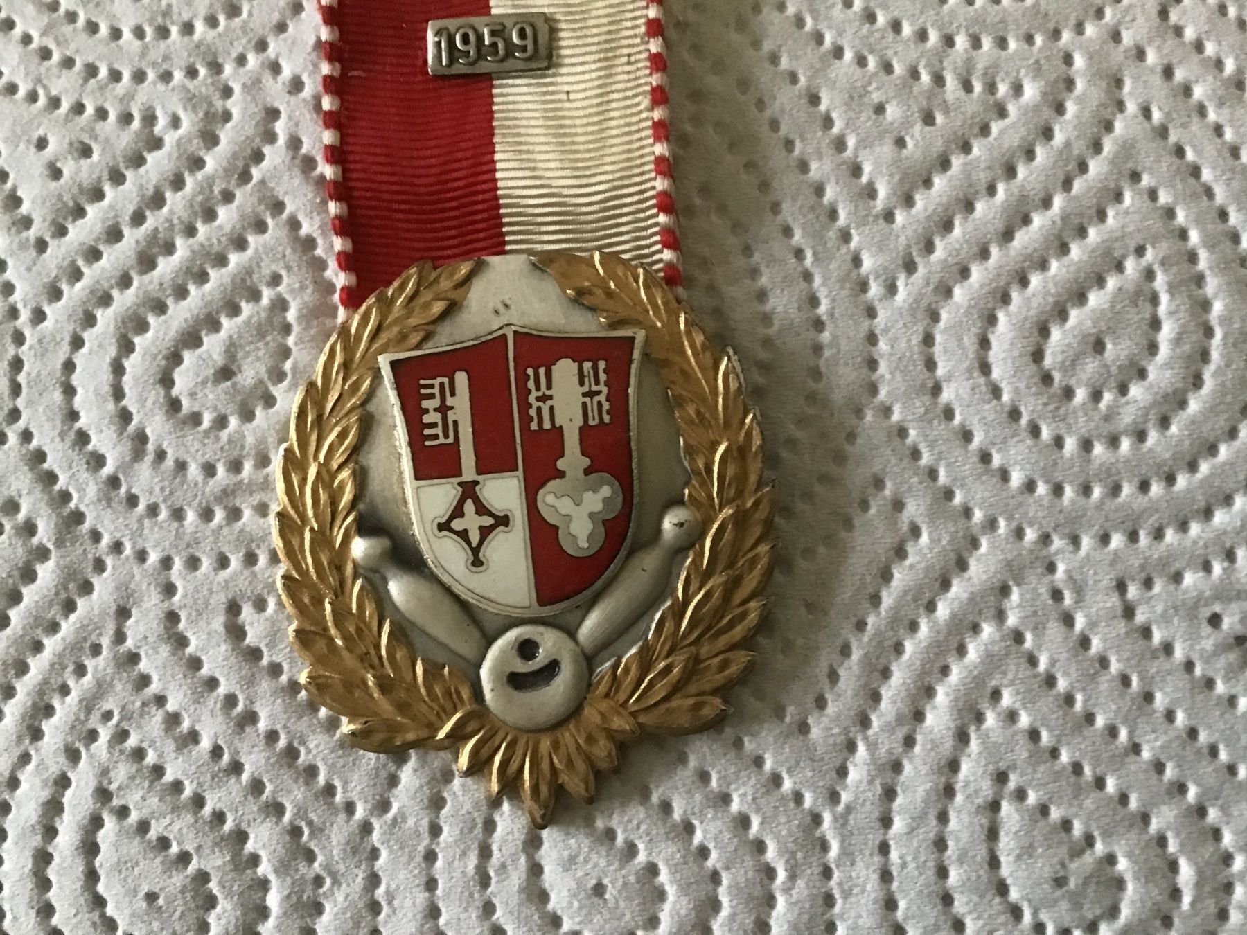 Medaglie: Kegler Medaille. 1959 – Usato da Oberdorf NW venduto da Walenstock01 1