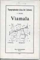 Topographischer Atlas VIAMALA 1926