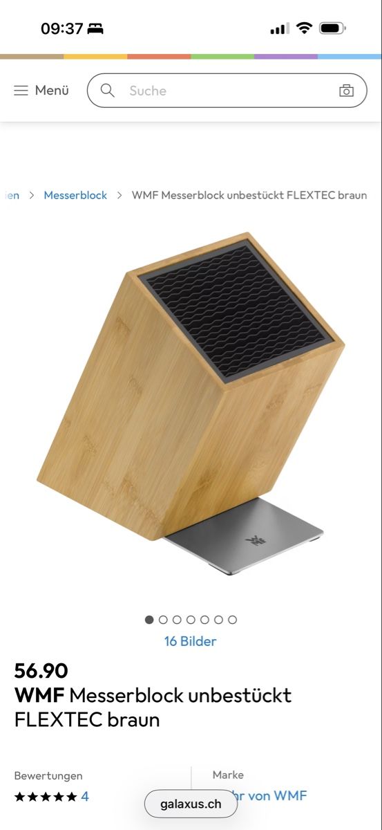 WMF Couteaux: Messerblock WMF Flextec neue  – Neuf avec emballage d'origine à Riedt b. Erlen par tet_5957