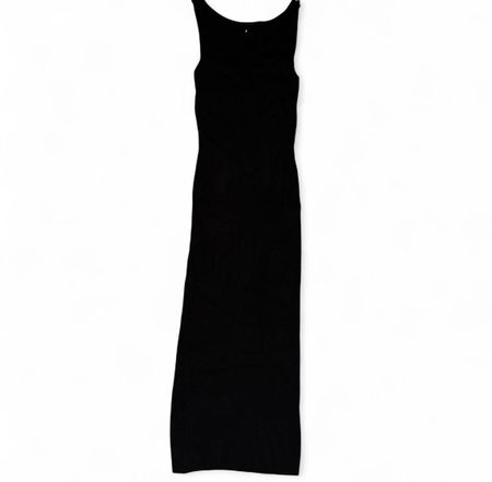 Schwarzes Maxikleid  