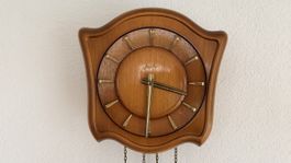 Pendeluhr, original JUNGHANS, Wanduhr 50-/60-er Jahre