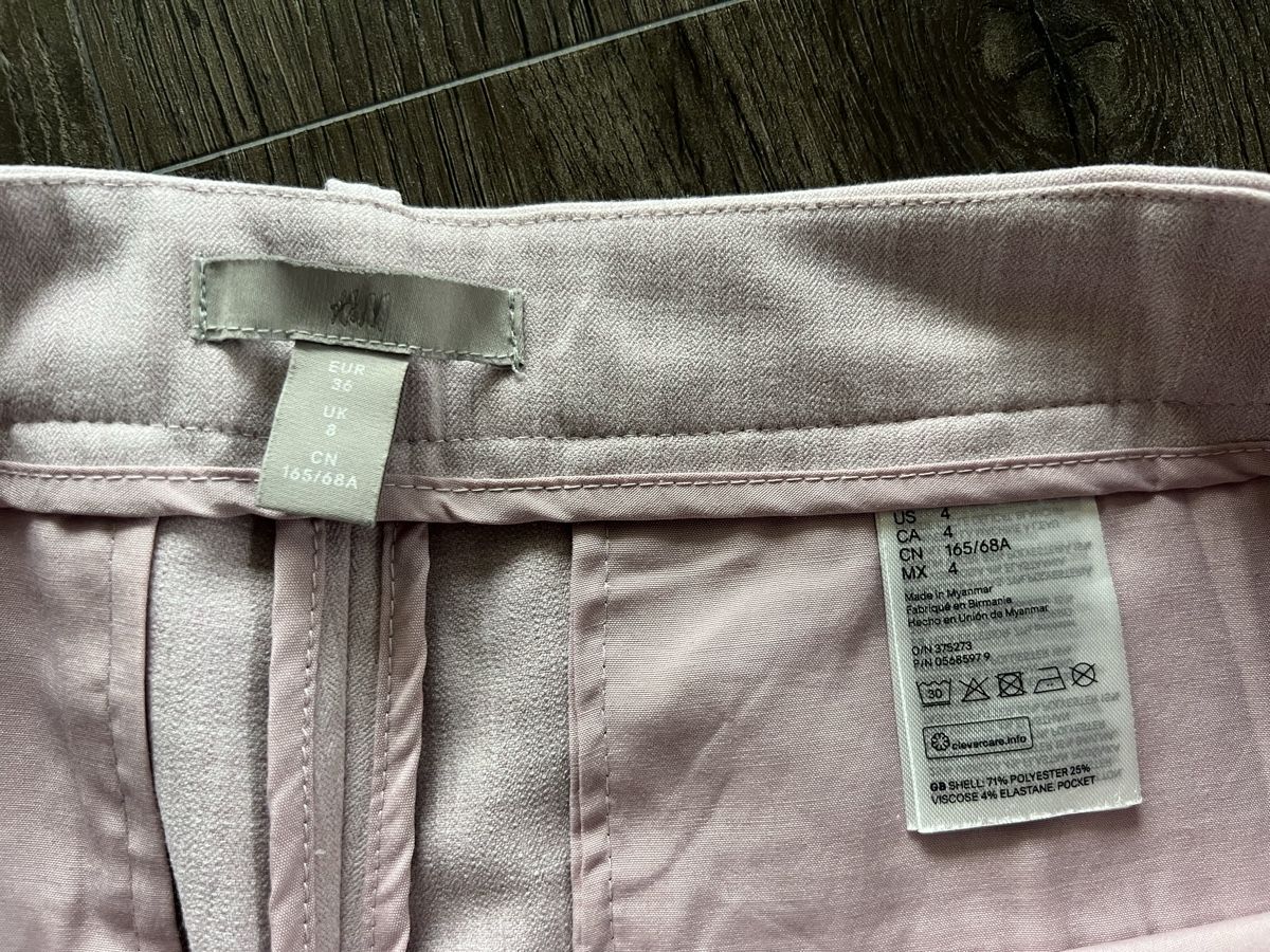 H&M Pantaloni: Elegante Stoffhose rosa - 36 – Usato da Leissigen venduto da tahari 2