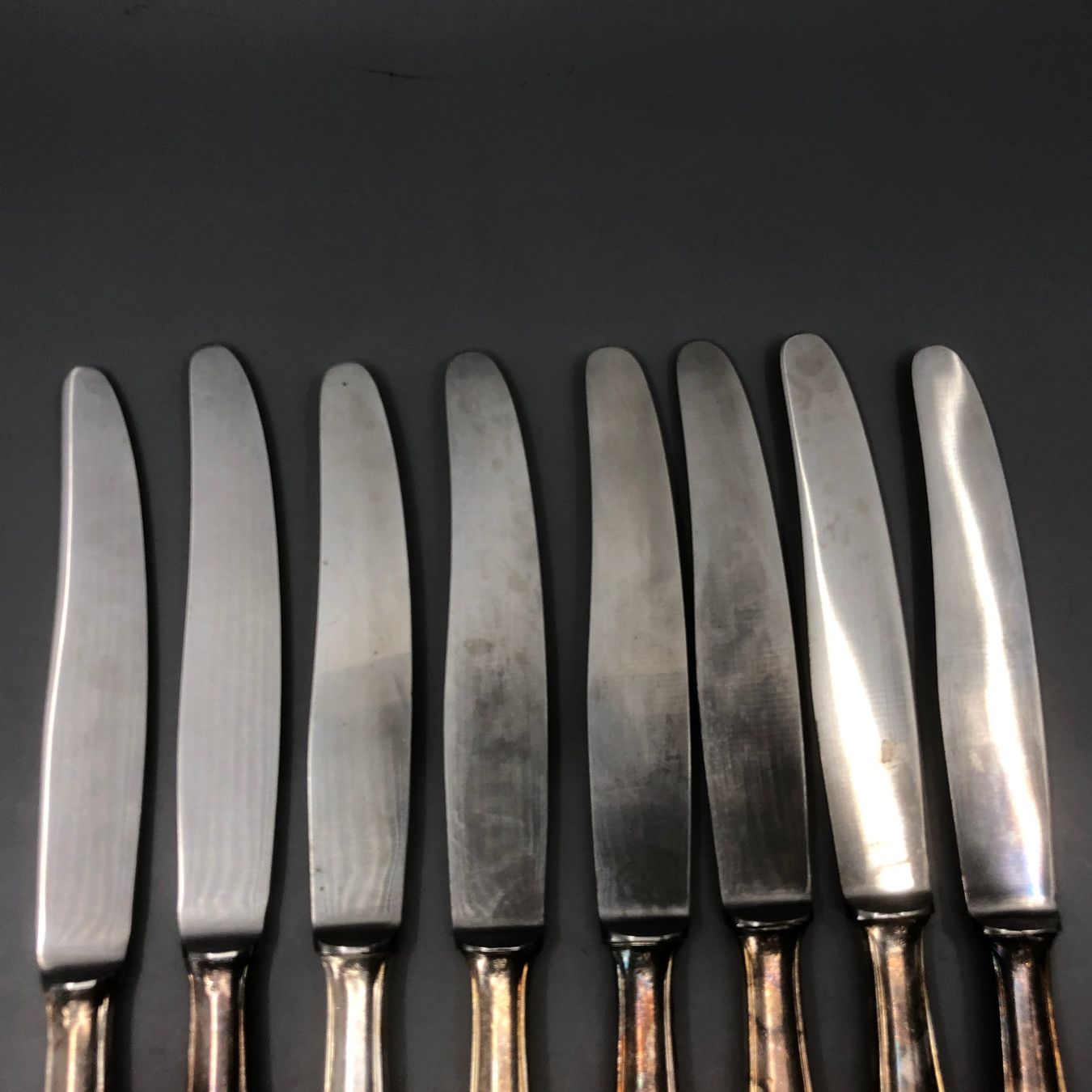 Posate: 6+2 Vorspeisemesser versilbert – Usato da Basel venduto da Tiabeanie 6