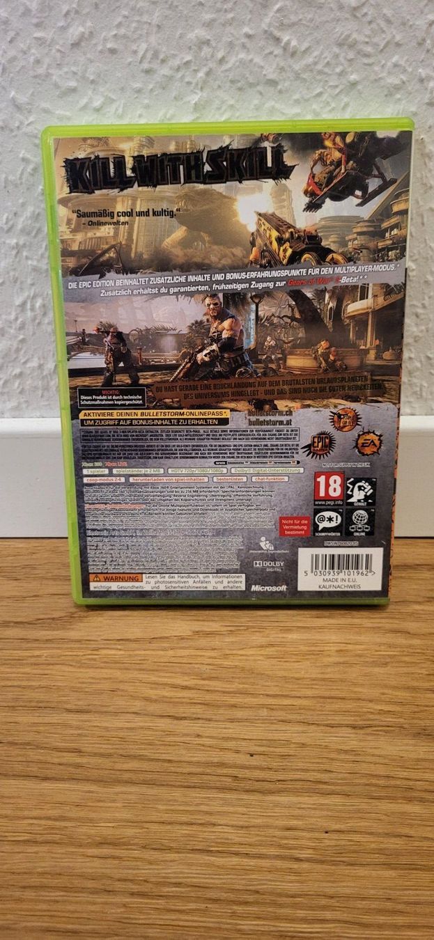 Microsoft Giochi: Xbox 360 - Bulletstorm – Usato da Münsingen venduto da Heroism2010 1
