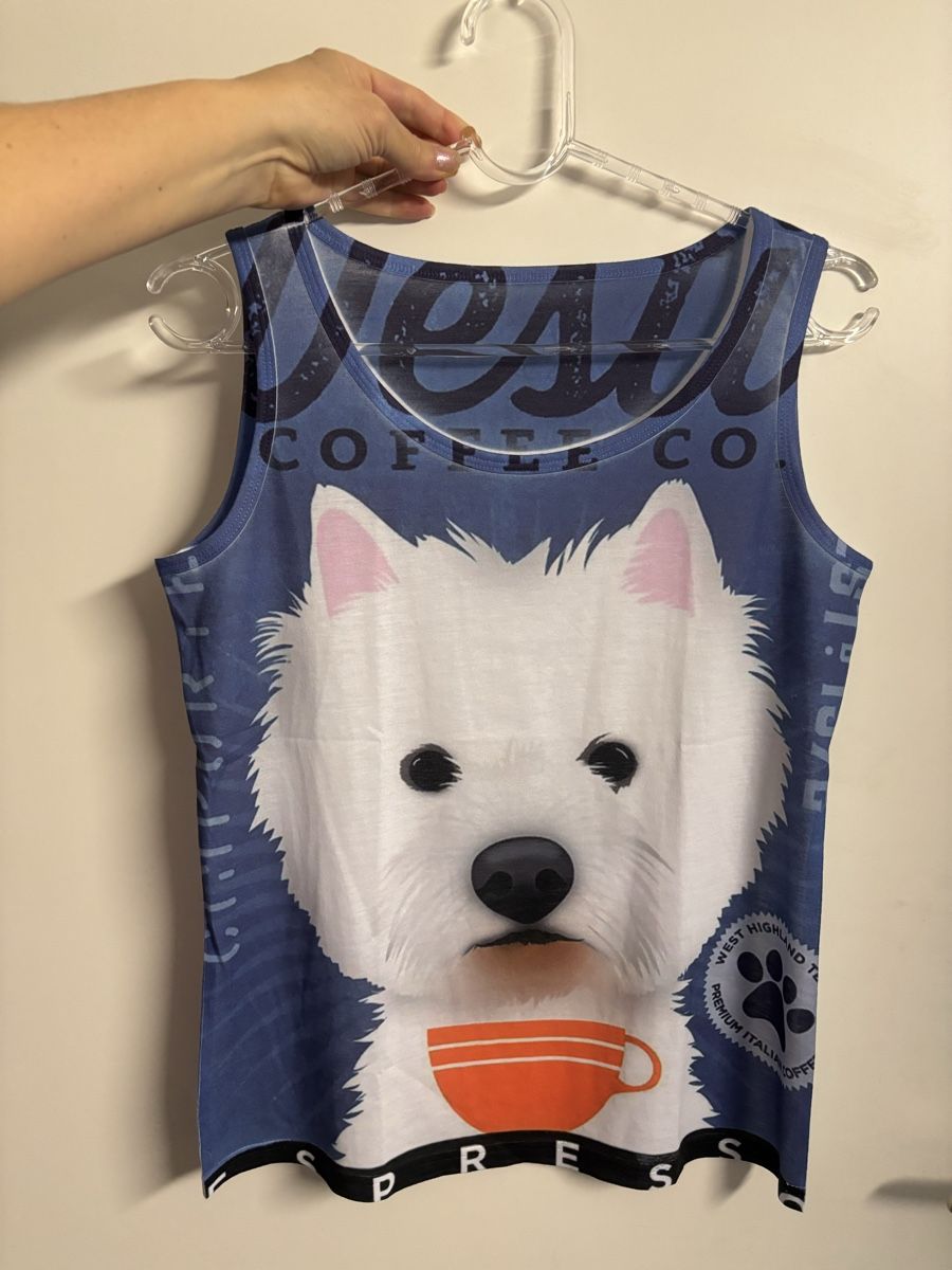 T-shirt: T-Shirt Top Hund Gr. S – Nuovo (secondo la descrizione) da Winterthur venduto da NatMet11