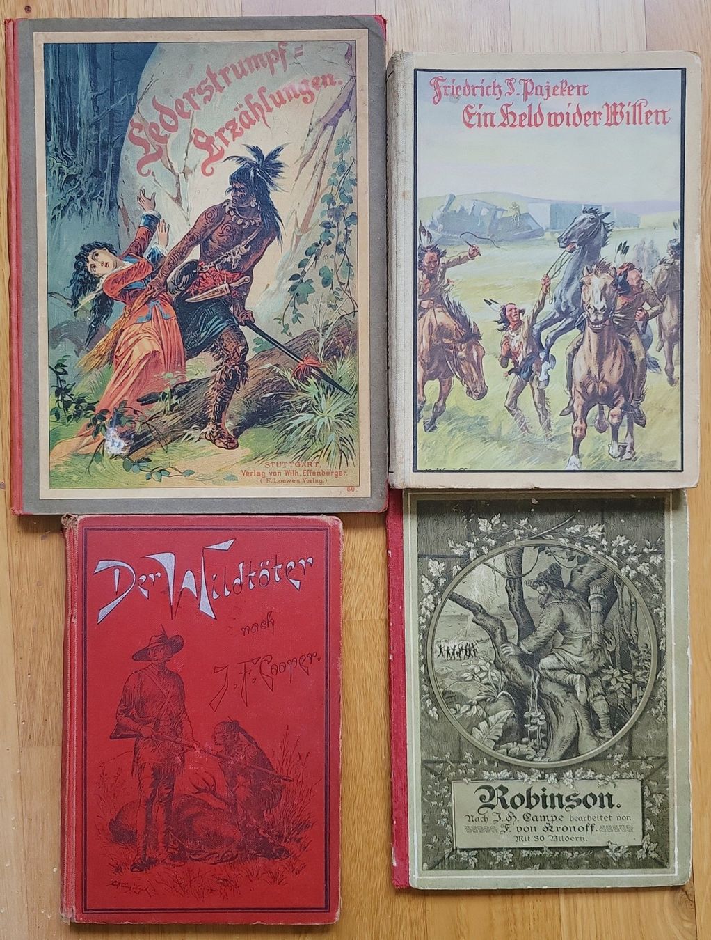 Libri: 4 antike Abenteuer Romane, Lederstrumpf etc – Usato da Muttenz venduto da Mithrur
