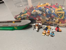 Lego steine + Minifiguren + Schiff