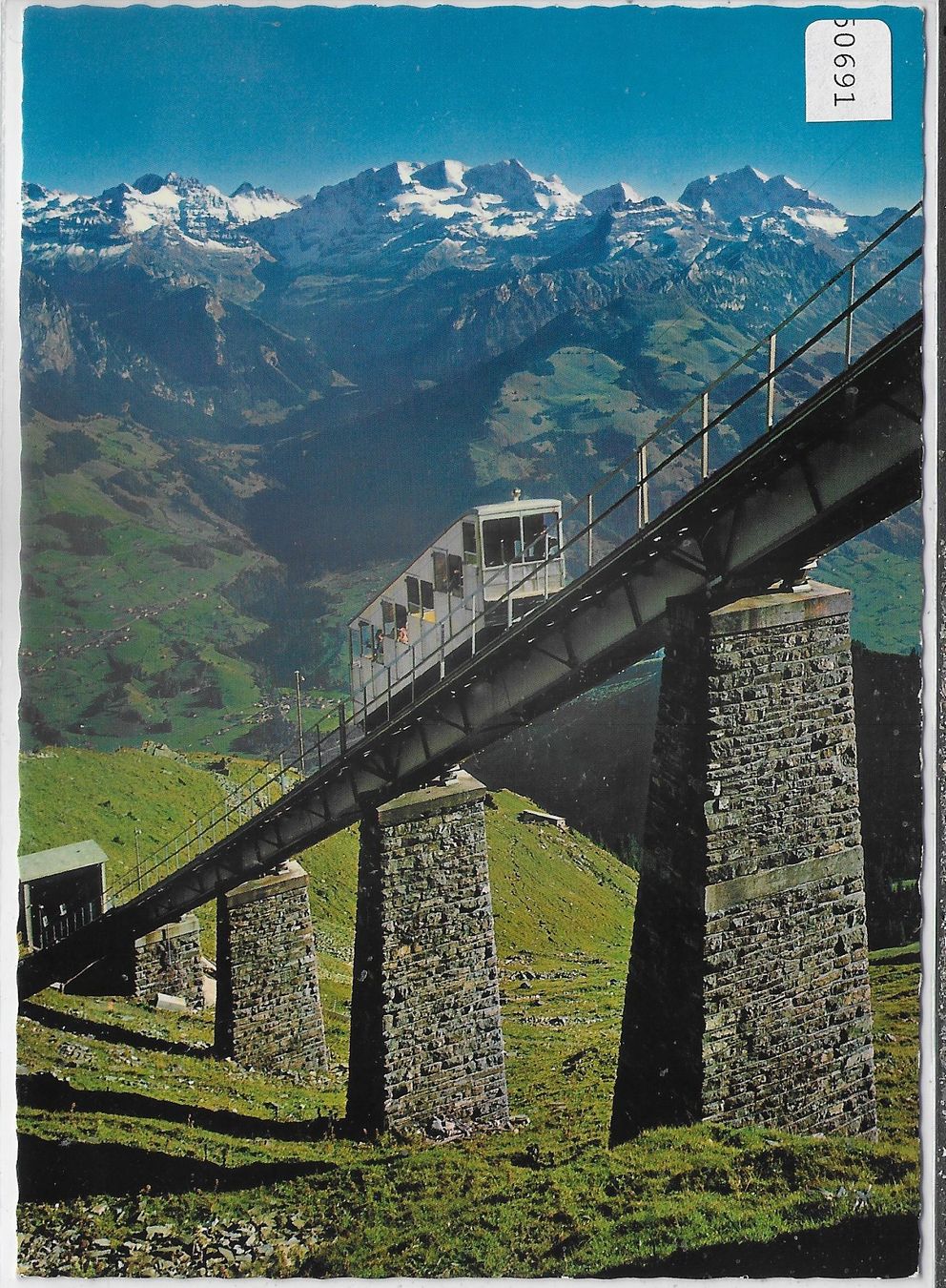 Cartoline postali: Niesenbahn - Hegernalpviadukt – Usato da Ettingen venduto da Kartenplanet