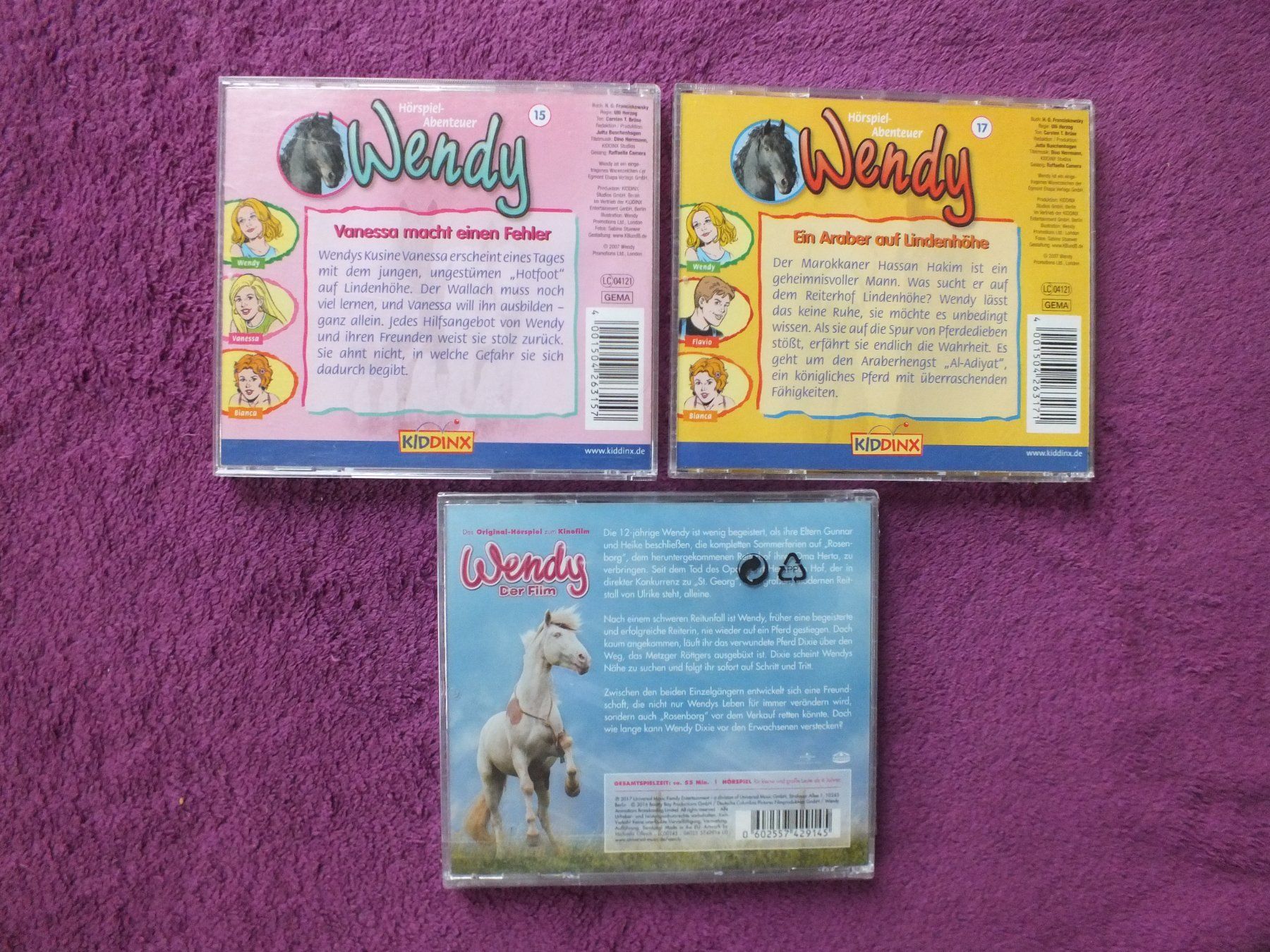 CDs: 7 - Wendy - Hörspiel - CD´s – Gebraucht aus Müllheim Dorf von Seeeule01 6