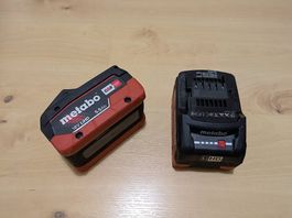 2x Metabo LiHD Akkupack (18 V/5.5 Ah)