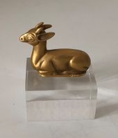 Goldene Antilopen Figur,