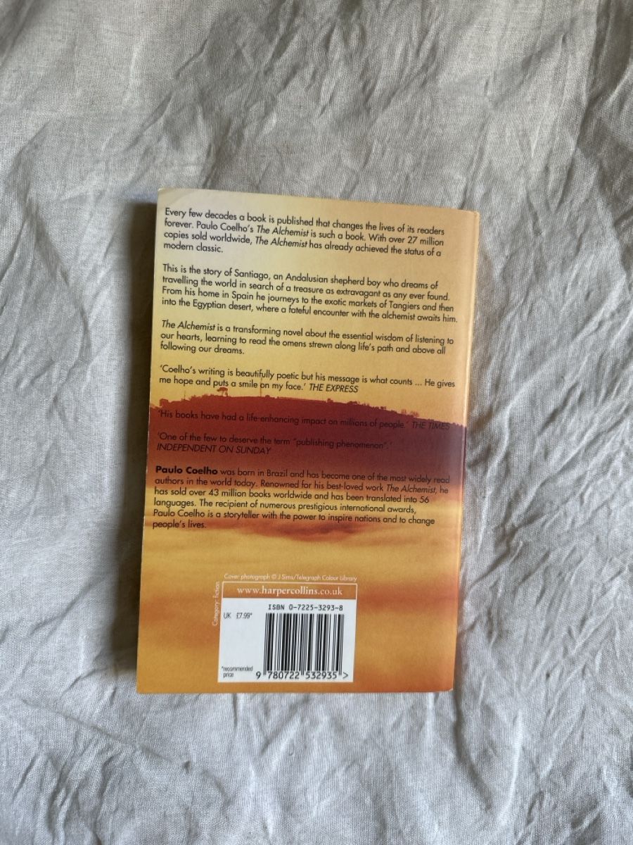Libri: The alchemist Paulo Cohelho – Usato da Montreux venduto da canori 1